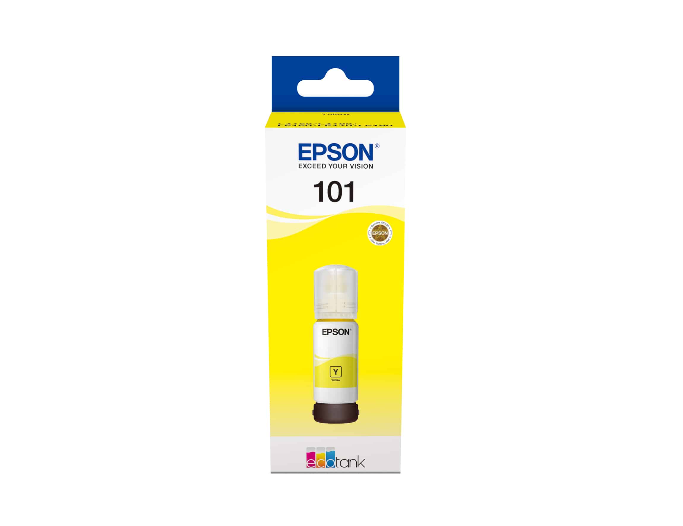 Epson 101 Jaune - Bouteille d'encre Epson EcoTank d'origine
